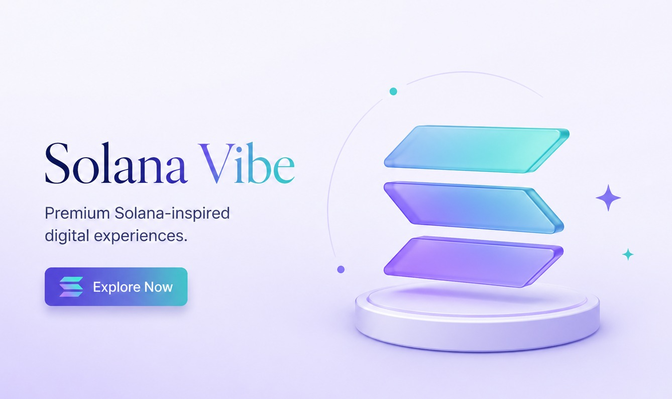 Solana Vibe — Premium Solana-inspired digital experiences