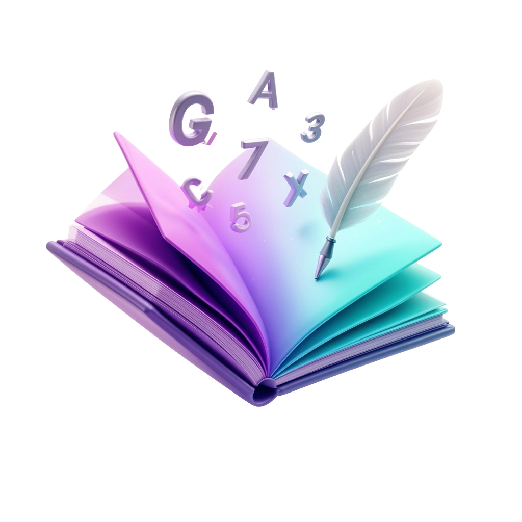 3D book illustration